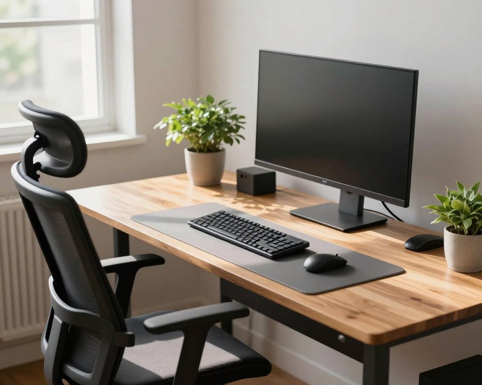 ergonomic workstation layout